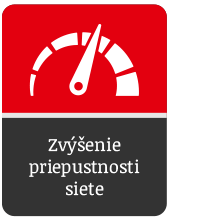 Zvýšenie priepustnosti siete